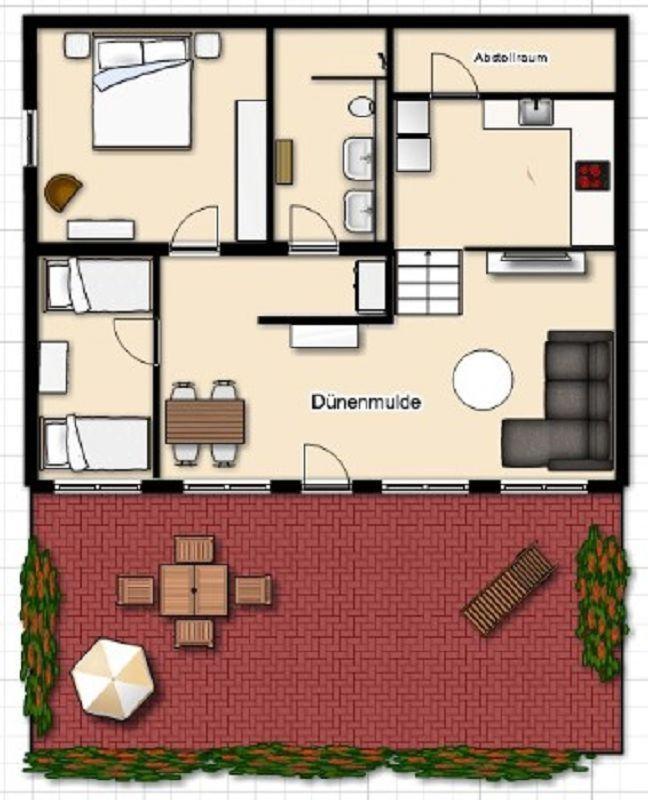 Landhaus Ostduene Ferienwohnung Duenenmulde Đảo Đảo Juist Ngoại thất bức ảnh